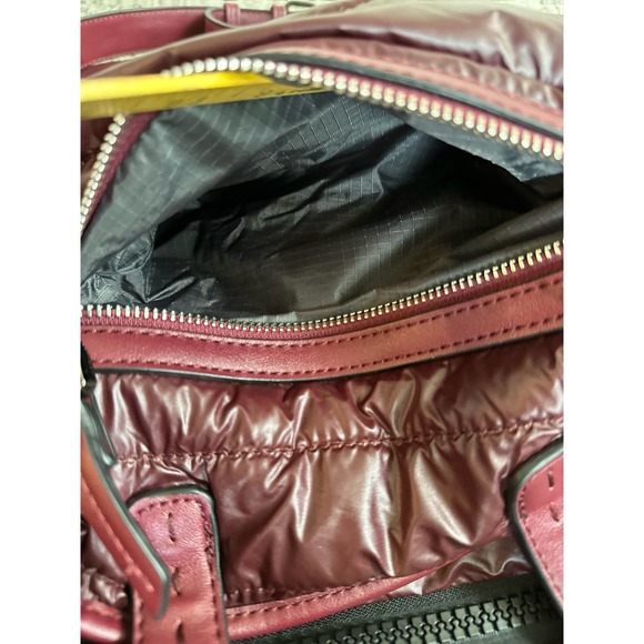 SOL And SELENE Wine Burgundy Nylon Quilted Endurance Tote - Picture 10 of 10